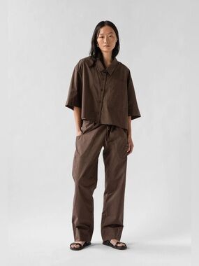James Street Fold-Over Wide Leg Pant NWT